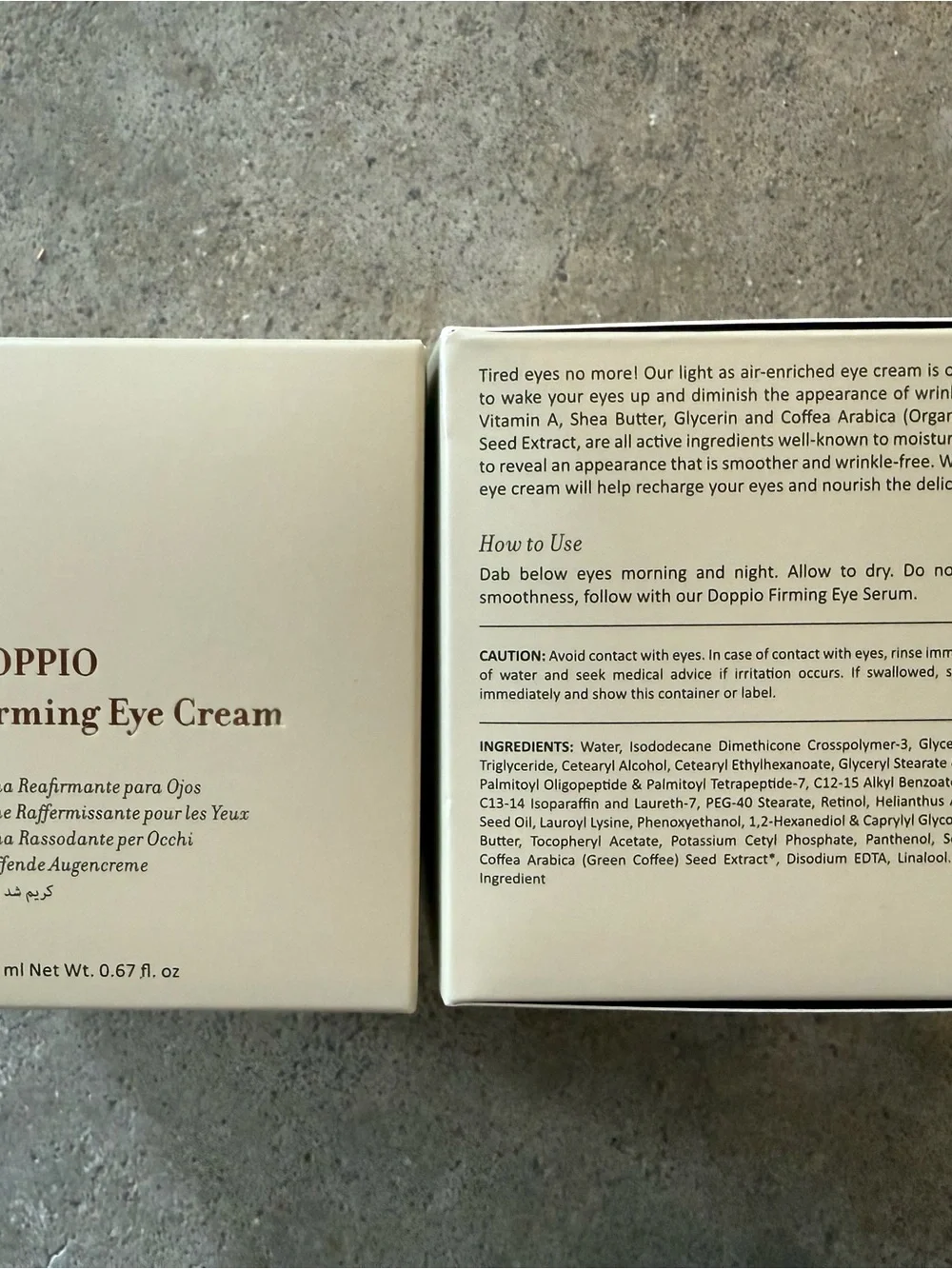 Doppio Firming Eye Cream - Cream X 2